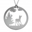 Bambi im Wald: Kette / Halskette mit Anh�nger