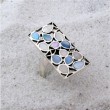 Schmuck Ring Silber Perlmutt Schmuck