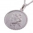 Christophorus Schmuck: Silber Anh�nger mit Kette