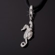 Charms: Charm Bettelarmband Anh�nger Silber Seepferdchen