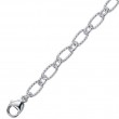 Bettelarmband: Silber Armband f�r Charms Anh�nger 19 cm