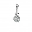 Charms Anh�nger aus Silber: Charm �Octopus mit Perle�