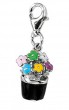 Charms Anh�nger aus Silber: Charm ,,Blumentopf 