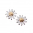 Kinder Ohrstecker: Blume �Margerite� aus Silber