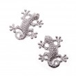 Kinder Ohrstecker: Eidechse / Echsen Schmuck aus Silber