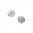 Kinder Ohrstecker: Blumen Silber Kinderschmuck �Margeriten�