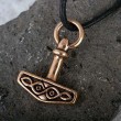 Thor Hammer Anh�nger aus Bronze