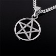 Pentagramm Amulett: Anh�nger Gothic Silber