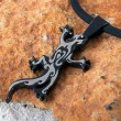 Gecko Schmuck: Echsen Anh�nger aus Edelstahl