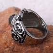 Onyx Ring / Edelstahl Ring